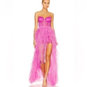 For Love and Lemons X revolve Bustier Gown